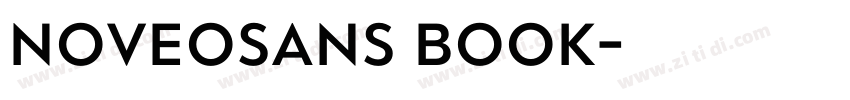 NoveoSans Book字体转换